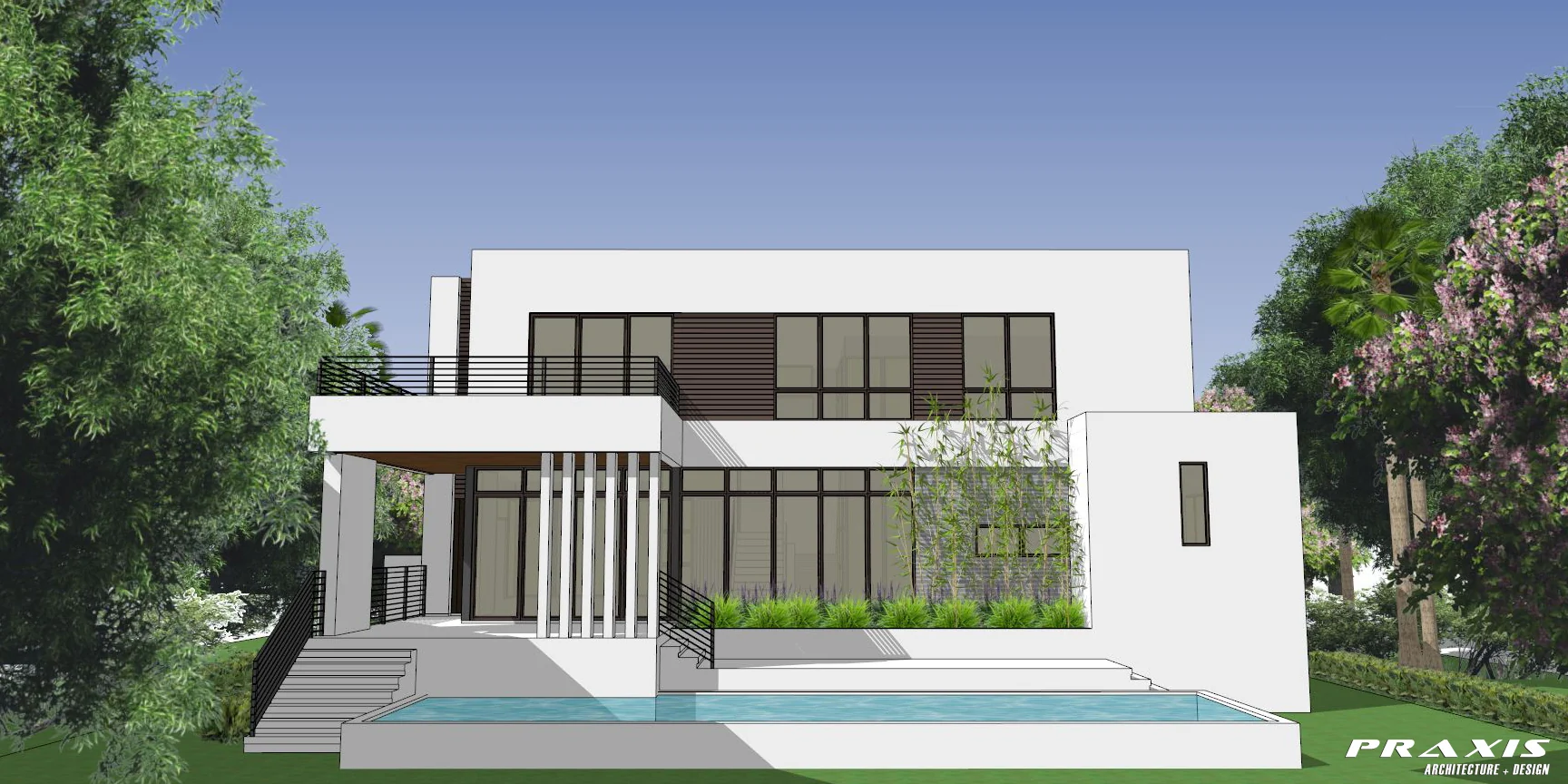 104 KB front architectural rendering