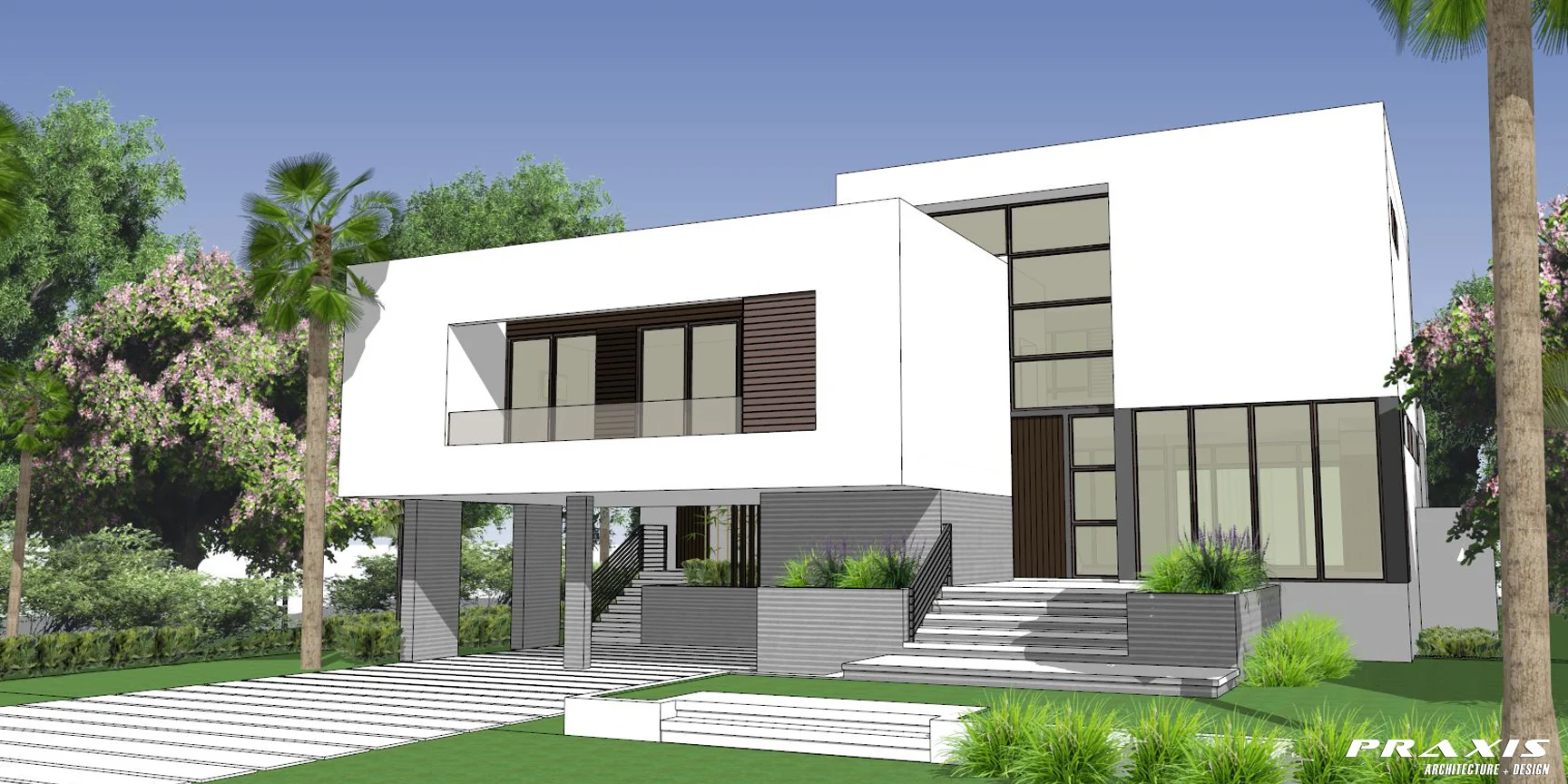 104 KB rear architectural rendering